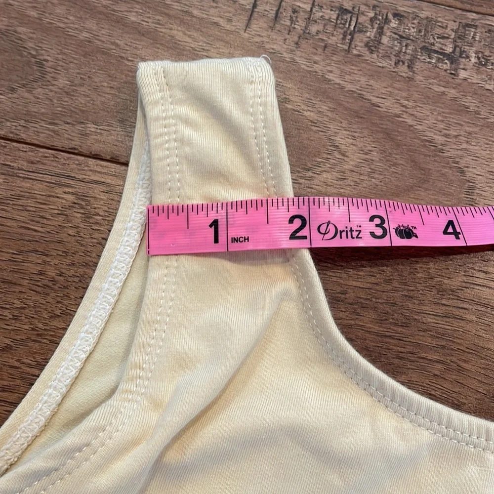 Dancina Girls Sleeveless Leotard - Size 8 - Beige